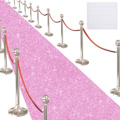 Glitter Carpet Runner 2.6FT x 15FT 200 GSM Thick + Adhesive Tape