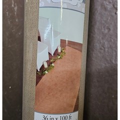 Amsys Aisle Runner 36 in x 100 ft Burlap Style Wedding Event Decor New