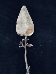 Bombay Company 2000’s Silver Color Woodsy Leaf Floral Cake Pie Server
