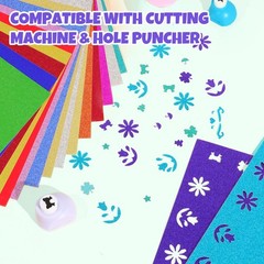 100 Sheets 5″ X 7″ Glitter Cardstock,50 5X7in 100p, 50 Assorted Colors