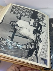 Vintage Wedding Album 17 Photos Ephemera 8”x10” Black and White 1953