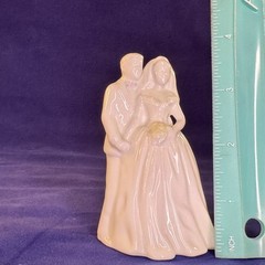 Wedgwood Special Occasions Wedding Day Cake Topper Bride Groom Bone China