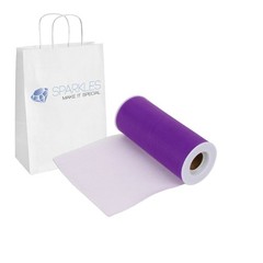 5 pcs Purple 6″ x 25 Yd Tulle Fabric Roll Spool Wedding Bow Party Decoration oh