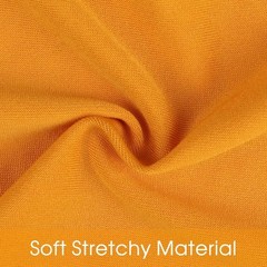 50 Pack Stretch Sequin Chair Sashes Bands Gold Wedding Party Chair Decoration 4x