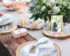 Large Wood Slices 4 Pcs 12-14 Inches Wood Rounds Natural Wood Slices for Cent…