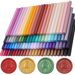 100 Pcs Assorted Color Sealing Wax Sticks for Wax Seal Stamp & Glue Gun – Weddin