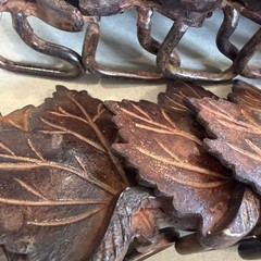 Pottery Barn Maple Leaf Place Card Holders Set Of 8 B28