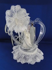 New Wilton Designer Series «I Do» Grey Tux Wedding Cake Top # 0101-1779