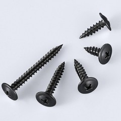 (400 Pcs)#8×1/2″ Black Truss Head Wood Screws Quick Metal Self Tapping Zinc