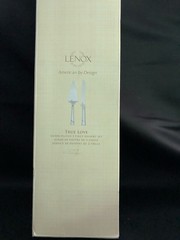 Silver-plated Dessert Set Lenox True Love 2 Piece. Original box.