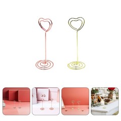 20Pcs Assorted Color Stable Metal Place Card Holders Reusable Table Stand Clips