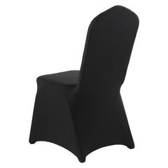 VEVOR 150PCS Black Stretch Spandex Folding Chair Covers for Wedding Party Dining
