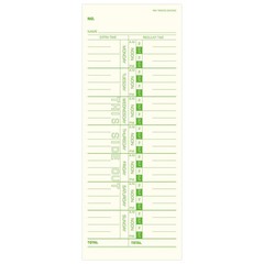 Weekly Time Cards 1-Sided, 3-1/2″ x 9″, Named Days, 100-Count,Time Cards for …