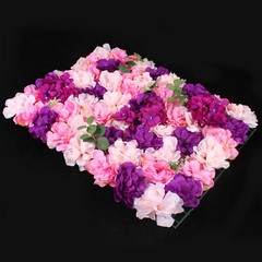 6 Pieces Artificial Silk Flower Wall Panel 60cm*40cm Wedding Decor Background