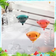Mini Martini Glasses – 2 Oz – Disposable – Clear – 250 – Disposable