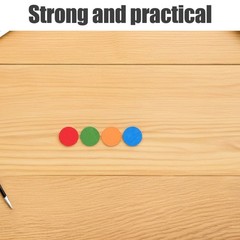 150Pcs Wooden Discs for Crafts Colorful Wood Counting Chips for Kids Learning