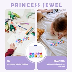 10Pcs Acrylic Children Gems DIY Props Colorful Lightweight Reusable Jewelry Gems