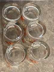 Royal Norfolk Libbey Fall Autumn Pumpkin 16oz Glasses – Set of 6