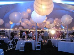 10×12″+10×16″+10×20″+10×24″ Paper Lantern + 40 white LED Light Wedding Supplies