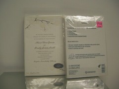 HALLMARK WEDDING INVITATIONS & SAVE THE DATE PRINT YOUR OWN CARDS WHOLESALE LOT