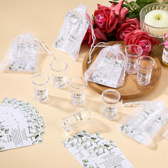 100 Sets Wedding Favors for Guests Wedding Shot Glasses Cheers to Love Acrylic C
