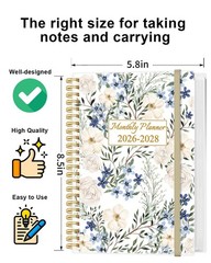 2026-2028 Monthly Planner – 36 Month PLanner Calendar from January 2026 to De…