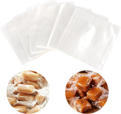 600pcs Clear Candy Wrappers 5 x 5inches Cellophane Candy Wrappers Wrapping P…