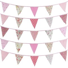 Add Charm to Any Occasion 33 Ft Triangle Flag Bunting Banner for Party Decor