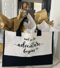16Pcs Hubby Wifey Wedding Gift Set Honeymoon Travel Tote Tags Dice Glass Jars