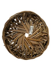 Hand Made Philippine Natural Coco Midrib Round Gift Baskets, Bread Roll Baskets,