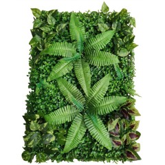 9*Artificial Plant Wall Panel Grass Hedge Vertical Garden Backdrop Decoration US