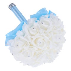 Simulated Rose Bouquet Wedding Flowers for Bride Bridal Bouquets