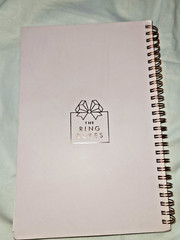 Pink Rose Gold WEDDING PLANNER organizer book journal engagement bridal shower