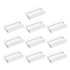 10Pcs Clear Acrylic Card Display Stands for Birthday Exhibition and Wedding Use