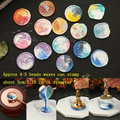 Retro Sealing Wax Beads Seal Waxes for Envelope Wedding Invitation DIY Crafts