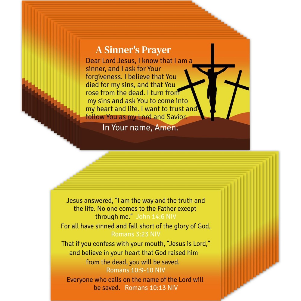 Fankya 240pcs Gospel Tracts Romans Road 7 inches x 8 inches, bright 1