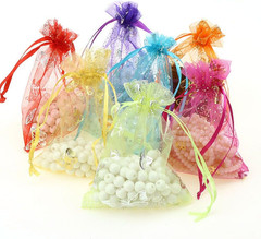 100Pcs Organza Wedding Party Gift Bags Butterfly Drawstring Pouches Jewelry G…