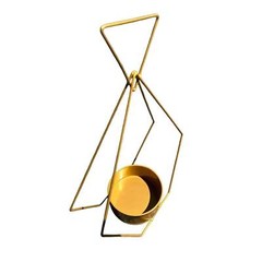 Gold Diamond Flower Rack Dining Table Centerpieces 2-Pack