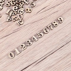 Wooden Table Numbers Unpainted Wooden Crafts Unfinished Wood Painting