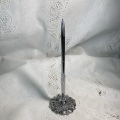 Silver Guest Signing Pen With Holder Stand
