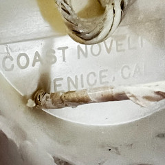 VTG Coast Novelties Spun Cotton Doves Wedding Cake Topper 2 Doves Bell 9″