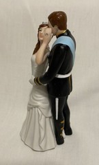 Weddingstar Cake Topper «Princess & Prince» Regal Romance Hand Painted Porcelain