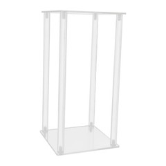 Freestand Floral Riser for Event & Home Decor 10 Pack Clear Acrylic Flower Stand