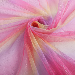 Rainbow Glitter Tulle Rolls Gradient Color for Table Runner Chair Tutu Skirt Sew