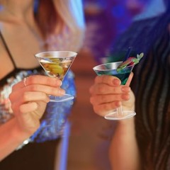 Set of 24 Disposable Clear 2 oz Martini Glasses – Disposable for Cocktails