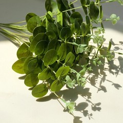 2 Bushes 19″ Light Green Eucalyptus Artificial Greenery Wedding Party Bouquets