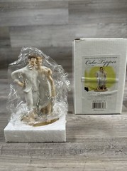 Weddingstar Wedding Cake Topper Bride & Groom On Beach Porcelain New
