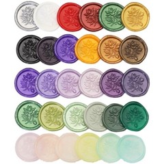 100 Pcs Assorted Color Sealing Wax Sticks for Wax Seal Stamp & Glue Gun – Perfec