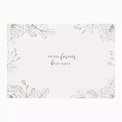 Splosh Wedding Guest Book You Will Forever Message Blank Book GIft Diary WDE114