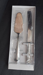 Mikasa Classico Satin Stainless Steel Dessert Set Pie Server & Cake Knife